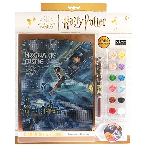 Oferta ograniczona: Diamantiny Harry Potter - Wizarding Foundation Flying Car - zestaw do tworzenia mozaiki, aktywności Crystal Art, obraz diamentowy, 1 obraz A4, wielokolorowy, 21 x 29,7 cm, 21014 z 90.37 EUR na 90.37 EUR (znizka 0%)