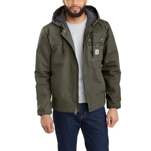 Carhartt Bartlett Jacket (Regular and Big & Tall Sizes) Vêtements de travail, vert mousse, S