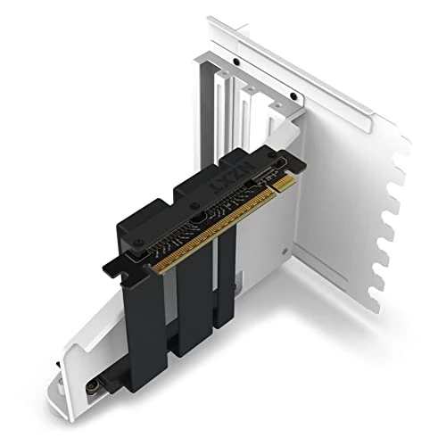 Offerta a tempo: NZXT Kit di montaggio verticale per GPU - AB-RH175-W1-175 mm Cavo riser PCIe 4.0x16 - Supporto GPU - Staffa in acciaio robusto - Bianco - 78% da 89.99 € a 19.90 €