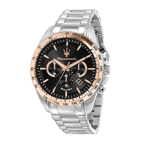 Offerta a tempo: Maserati Orologio Uomo Traguardo Limited Edition, Cronografo — 22% da 212,27 € a 164,61 €