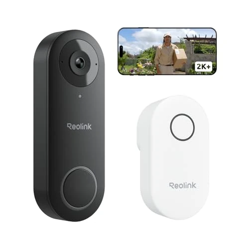 Offerta a tempo: Reolink 5MP Videocitofono Wi-Fi 2,4/5 GHz con Chime, Video Doorbell WiFi - 0.00% da 129.99 € a 129.99 €