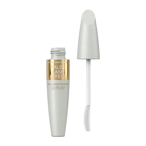 Offerta a tempo: Max Factor, False Lash Effect Serum, Siero per Ciglia e Sopracciglia Allungante con Estratto di Bambù, Biotina e Olio di Ricino, Formula Vegana, 13ml - 0.00% da 9.40 € a 9.40 €