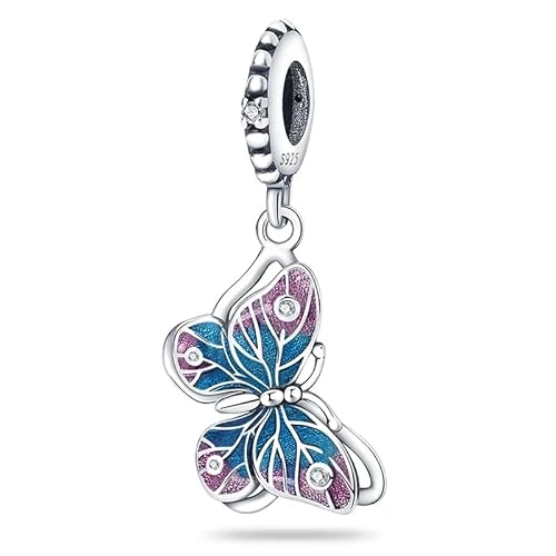 Tijdelijke aanbieding: TINSLO Charm Hanger Dames 925 Sterling Zilver voor Armband Kraal Bedel geschikt voor Pandora Armband en Ketting, Compatibel met Europese Armbanden voor Vrouwen Meisjes B2 van 17.99 EUR naar 17.99 EUR (korting 0%)
