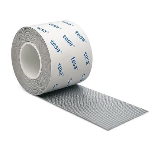 Offerta a tempo: Dpm tapes – Nastro adesivo ripara zanzariere in fibra di vetro con adesivo Tesa, resistente a umidità, caldo e freddo – Ripara strappi in modo rapido e duraturo (50 mm x 5 m) - 17% da 11.99 € a 9.97 €