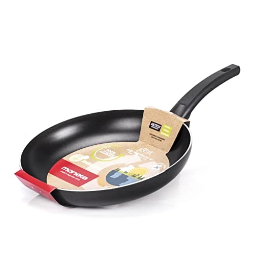 Limited-time offer: Moneta Aluminium Frying Pan for Any Hob Including Induction, Aluminium, Black, 30 cm from 36.86 GBP to 36.86 GBP (save 0%)