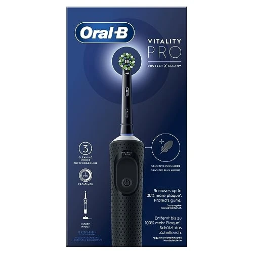 Oferta ograniczona: Oral-B Vitality Pro 4210201427063 Szczoteczka Elektryczna do Zębów, Czarny z 94.99 PLN na 94.99 PLN (zniżka 0%)