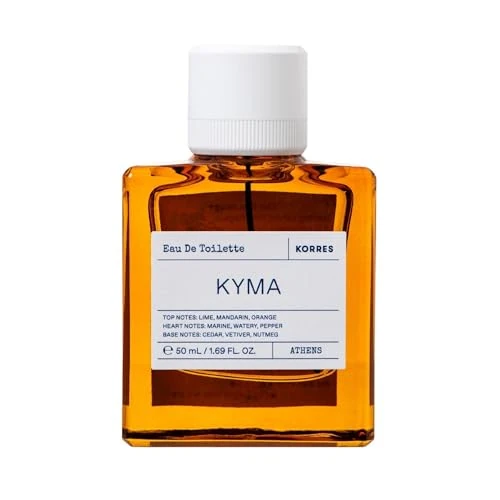 Tijdelijke aanbieding: KORRES KYMA Eau de Toilette voor heren, frisse en verkwikkende herengeur, dermatologisch getest en veganistisch, 50 ml van 32.83 EUR naar 29.55 EUR (korting 10%)