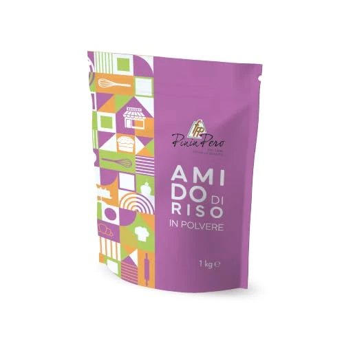 Offerta a tempo: Pinin Pero Amido di Riso 1 Kg – Addensante Naturale per Dolci e Creme – Senza Glutine* – Doypack Richiudibile - 35% da 12.49 € a 8.09 €