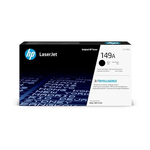 HP 149A W1490A, Cartuccia Toner Originale 2900 Pagine, Compatibile con le Stampanti LaserJet Pro 4002, MFP 4102, Nero