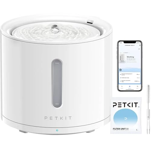 Tijdelijke aanbieding: PETKIT EVERSWEET Solo 2 Draadloze Waterpomp, Waterdispenser voor Huisdieren, APP Controle, Super Stil, Smart/Normaal/ND Modus, Waterniveau Venster, Kattenwaterdispenser-2L van 55.99 € naar 55.99 € (0.00% korting)