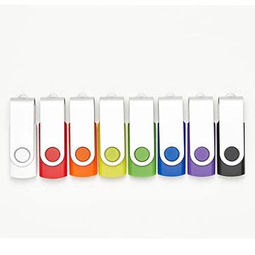 Tijdelijke aanbieding: 20 Pack 4 GB USB Flash Drives in 5 willekeurige kleuren USB 2.0 Groothandel Lot Bulk Memory Sticks (20 Pack, 4GB) van 63.00 € naar 63.00 € (0.00% korting)