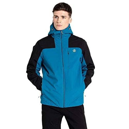 Zeitlich begrenztes Angebot: Dare 2b Diluent Era Herren-Wanderjacke Wasserdichtes und atmungsaktives Recyclingmaterial, 2 untere wasserabweisende Reißverschlusstaschen und verstellbare Kapuze - Trekking- und Wanderjacke von 59.99 € auf 59.99 € (0.0% Rabat