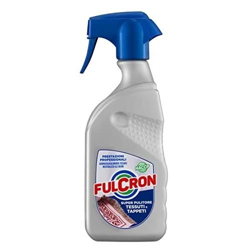Offre limitée : FULCRON Super nettoyant pour tissus et tapis 500 ml, nettoyant et nettoyant pour tissus avec formule anti-odeur, nettoyage en profondeur, usage quotidien, efficace et désodorisant de 12.66 € à 12.66 € (0.00% de remise)