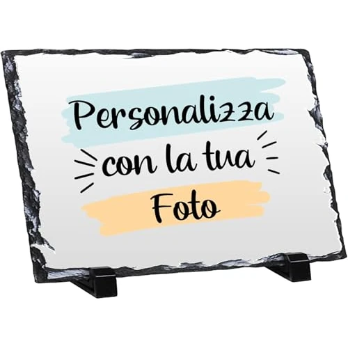 Offerta a tempo: Woopers Foto su Pietra di Ardesia Personalizzata con Immagine e Testo 20x15 - Idea Regalo Festa dei Nonni - 0.00% da 19.90 € a 19.90 €