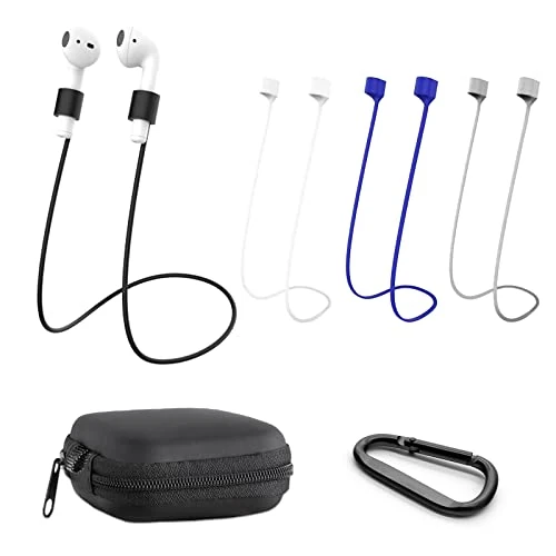 Zeitlich begrenztes Angebot: Magnetic Strap, 4 Stück Magnetische Anti Verlust Gurte, Length 70 cm, Quadratische OhrhöRer Fall mit Karabiner Kompatibel mit AirPods Pro/2/1 von 8.99 € auf 8.99 € (0.00% Rabatt)