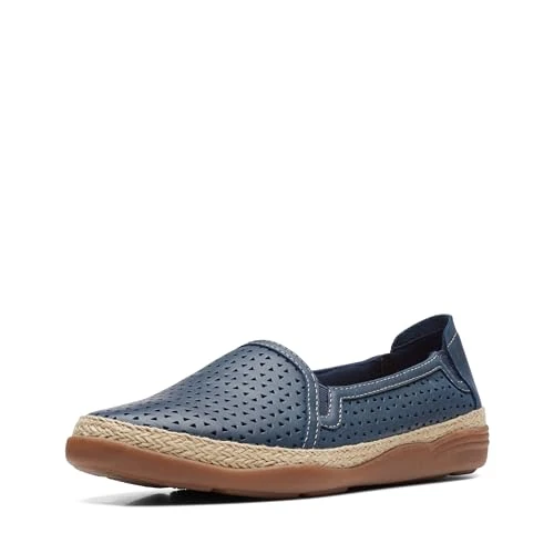 Offerta a tempo: Clarks Elaina Ruby, Mocassino Donna, Pelle Blu Navy, 44 EU - 0.00% da 44.88 € a 44.88 €