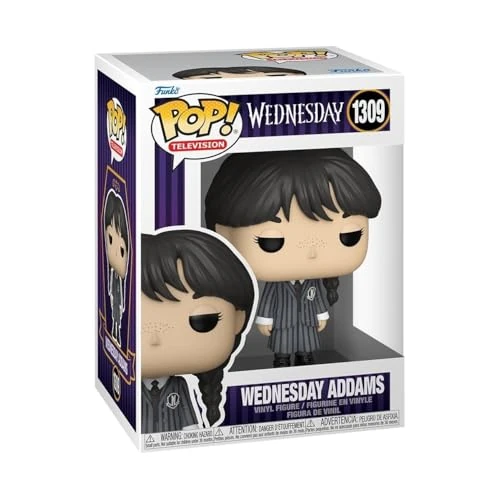 Funko Pop! TV: Wednesday Addams - Merlina - Figura de Vinilo Coleccionable - Idea de Regalo- Mercancia Oficial - Juguetes para Niños y Adultos - TV Fans - Muñeco para Coleccionistas y Exposición