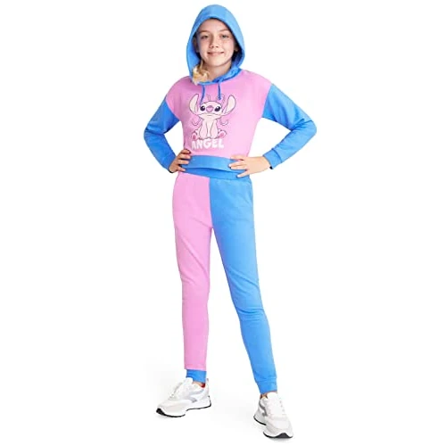 Begrenztes Angebot: Disney Stitch Jogginganzug Kinder Mädchen Trainingsanzug Teenager Kapuzenpullover und Jogginghose Set von 15.59 EUR auf 15.59 EUR (Rabatt 0%)
