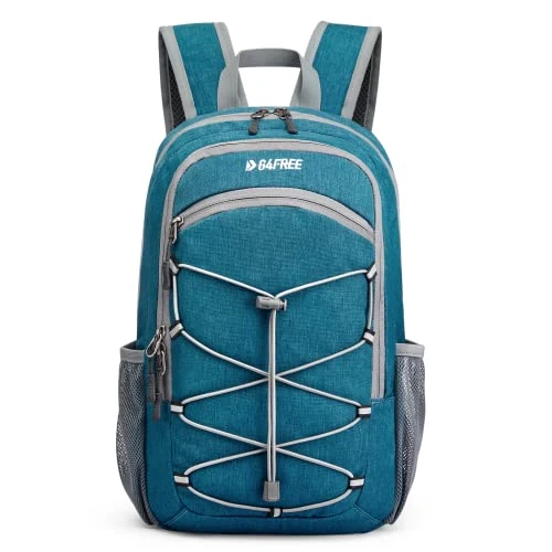 Offerta a tempo: G4Free Mini zaino da trekking da 12 l, con tecnologia RFID, compatto, multiuso, per uomini e donne, campeggio, passeggiate, gita di un giorno, Blu pavone - 32% da 27.99 € a 19.03 €