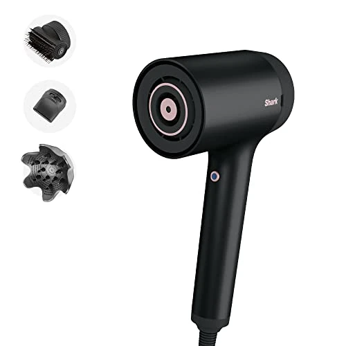 Offerta a tempo: Shark STYLE iQ Asciugacapelli e Styler per Capelli a Ioni 3 in 1, con Spazzola, Diffusore per Ricci e Concentratore, Asciugatura Veloce, Senza Danni, Impostazioni Automatiche, Nero/Oro Rosa, HD120EU — 51% da 249,99 € a 121,51 €