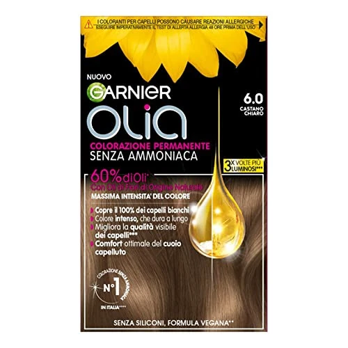 Limitiertes Angebot: Garnier Olia Haarfarbe ohne Ammoniak, deckt 100% des weißen Haares ab, hellbraun von 6.95 EUR auf 6.95 EUR (Spare 0%)
