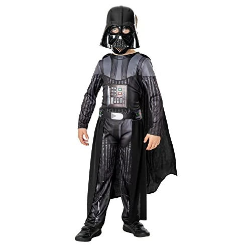Rubie's 3014809-10 Dark Vador Kenobi Deluxe Costume pour enfant, garçon, comme indiqué, 9-10 ans