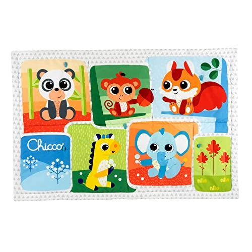 Limited offer: Chicco XXL Forest Mat, Children's Play Mat with Forest Animals, Extra Large 135 x 90 cm, Soft and Colourful – Toy for Children 0+ Months from 87.00 EUR to 87.00 EUR (save 0%)