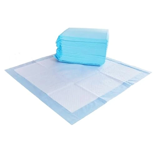 Oferta limitada: Amazon Basics Tapete de entrenamiento para perros, a prueba de fugas, 5 capas, con perfume, 55,88 x 55,88 cm, paquete de 50 unidades, Azul and Blanco de 17.15 € a 10.95 € (ahorro 36%)