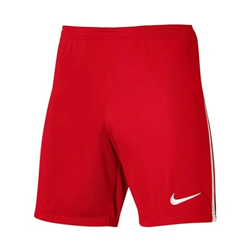 NIKE DR0968-657 Y NK DF LGE Knit III Short K Shorts Unisex University RED/White/White Size XS