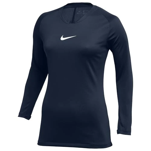 Offerta a tempo: Nike AV2610-410 Nike Dri-Fit Park First Layer T-Shirt Donna Midnight Navy/White M - 40% da 27.99 € a 16.83 €