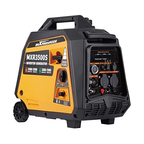 Offre limitée : maXpeedingrods Groupe Electrogene Silencieux GPL et Essence 3500W Inverter Générateur Démarrage Electrique et Télécommande avec Prises USB et 230V Generator pour Camping Car Caravanes Garage Jardin de 899.99 € à 854.99 € (5% de remise)