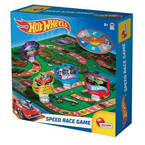 Offre limitée : Lisciani - HOT WHEELS - Speed Race Game - Jeu de l’Oie dès 5 Ans - Jeu de Société Classique pour 2 à 4 Joueurs - Thème Course - Stimule Logique, Mémoire et Premiers Calculs - Jeu Dynamique de 19.67 EUR à 19.67 EUR (remise 0%)