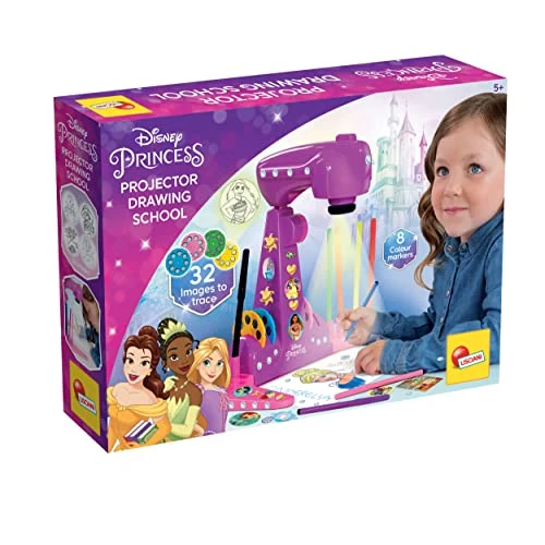 Offre limitee: Lisciani - PRINCESSES DISNEY - École de Dessins par Projection - Pour Enfants dès 5 Ans - Apprendre à Dessiner avec un Modèle Projeté - Kit Dessins Complet avec Modèles, Papier et Crayons - Création de 34.99 EUR a 30.62 EUR (economie 12%)