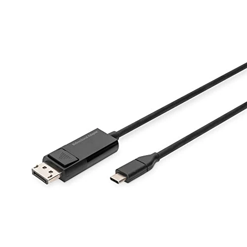 Digitus AK-300334-020-S video kabel adapter 2 m USB Type-C DisplayPort Zwart