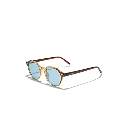 D.Franklin - Occhiali da sole unisex con lenti a protezione UV - Modello ultra-light-s-round