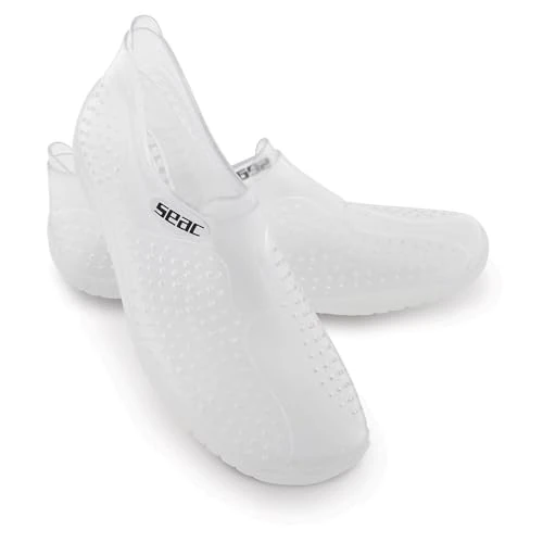 Offerta a tempo: SEAC Soft, Scarpe di Gomma da Scoglio, Spiaggia, Mare Unisex Adulto, Trasparente, 27/28 - 41% da 8.49 € a 4.99 €