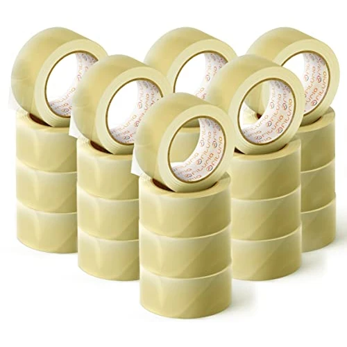 Limited-time offer: OFITURIA Transparent Packing Adhesive Tape for Packaging Carton Boxes for Shipping and Moving. Seal for Safe and Sturdy Packaging - Ophituria (36 cm x 60 m - Transparent, 24 Rolls) from 23.91 £ to 23.91 £ (save 0.00%)
