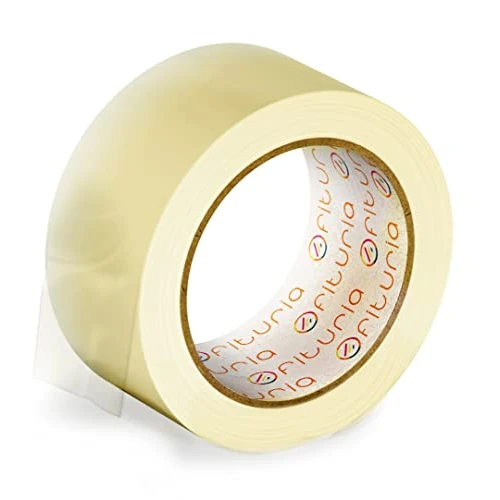 Offerta a tempo: OFITURIA Nastro adesivo per imballaggio trasparente per imballaggio di scatole di cartone di spedizioni, matrimoni, prodotto per confezioni sicure (36 cms x 60 mts - Transparente, 1 Rollo) - 0.00% da 2.46 € a 2.46 €