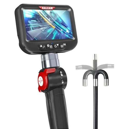 Oferta limitada: Ralcam Cámara Endoscópica con Pantalla 4,3" HD 1080P, 8,5mm con 6 LED, IP67 Impermeable, Endoscopio Profesional para Automóviles, Hogar y Fontanería (Sonda 1m Flexible) de 115.99 € a 99.99 € (ahorro 14%)