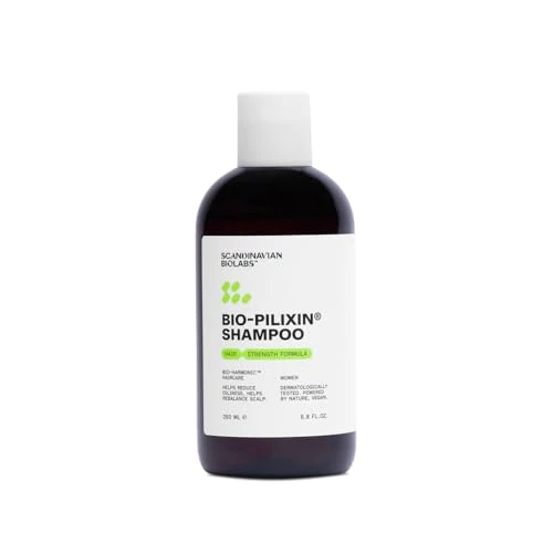 Offre limitee: Scandinavian Biolabs Shampoing Fortifiant Cheveux pour Femme | Formule naturelle qui fortifie les cheveux | Nettoie en douceur | Hydratant cuir chevelu et cheveux, élimine le sébum (Bio-Pilixin) de 23.00 EUR a 17.25 EUR (economie 25%)