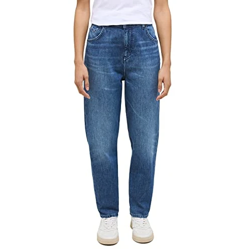 Tijdelijke aanbieding: MUSTANG Dames jeans broek Charlotte taps toelopend, jeansblauw, 25W / 32L van 55.73 € naar 55.73 € (0.00% korting)