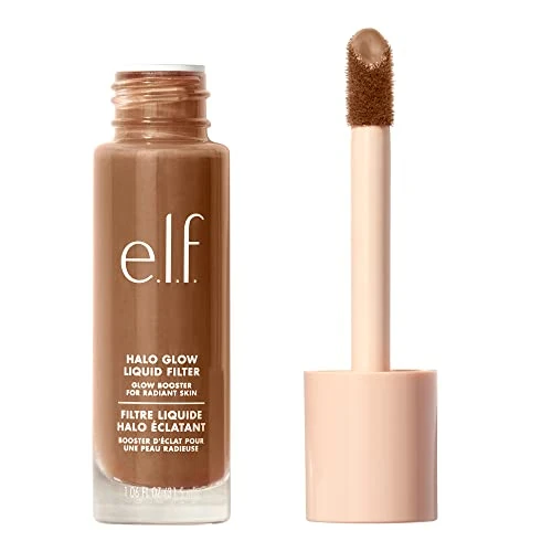 Offerta a tempo: e.l.f. Halo Glow Liquid Filter, illumina la carnagione per un effetto soft focus, infuso con acido ialuronico, prodotto vegano e non testato sugli animali, 6 Tan-Deep - 33% da 17.00 € a 11.39 €