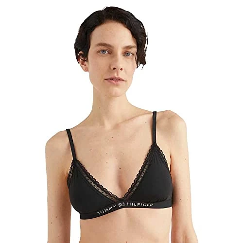Offre limitée : Tommy Hilfiger Soutien-Gorge Femme sans Armatures, Noir (Black), S de 37.90 € à 37.90 € (0.00% de remise)