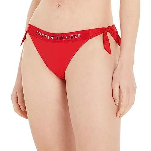 Offerta a tempo: Tommy Hilfiger Slip Bikini Allacciatura Laterale Donna Side Tie Cheeky Bikini Sportivo — 40% da 39,90 € a 23,99 €
