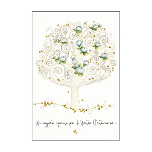 Tijdelijke aanbieding: ARKRAFT Wenskaarten bruiloft geldhouder 17 x 12 cm boom met bloesem (M25) van 5.31 € naar 5.31 € (0.00% korting)