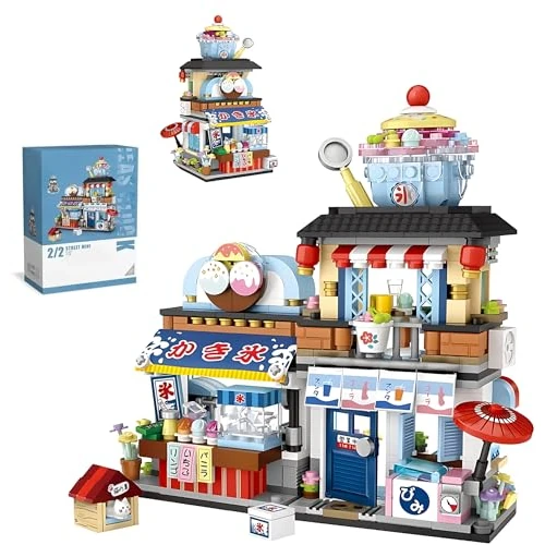Offerta a tempo: Pasyru Modello di architettura domestica modulare, serie giapponese Street View, 668 pezzi, kit di modellazione giapponese, blocchi di costruzione di architettura fai da te per bambini e adulti (1219) - 0.00% da 14.58 € a 14.58 €