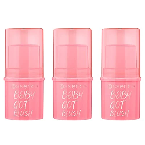Oferta limitada: essence baby got blush, colorete, 10, rosa, natural, brillo fresco, vegano, sin microplásticos, pack de 3 (3x5,5 g) de 11.37 € a 3.10 € (ahorro 72.74%)