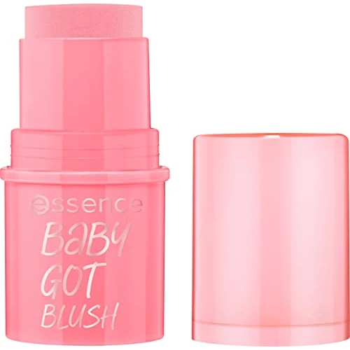 essence baby got blush, Rouge, Nr. 10, Pink, natürlich, strahlend frisch, vegan, ohne Alkohol, ohne Parabene, ohne Mikroplastikpartikel, 1er Pack (5.5g)