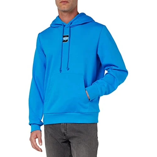 Diesel_S-GINN-HOOD-K33 FELP_Shirt_Blau_L