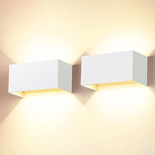 Oferta limitada: Cwycfw 24W Apliques Pared Exterior/Interior 3000K Bianco Caldo 2 Piezas de 82.99 € a 69.98 € (ahorro 16%)
